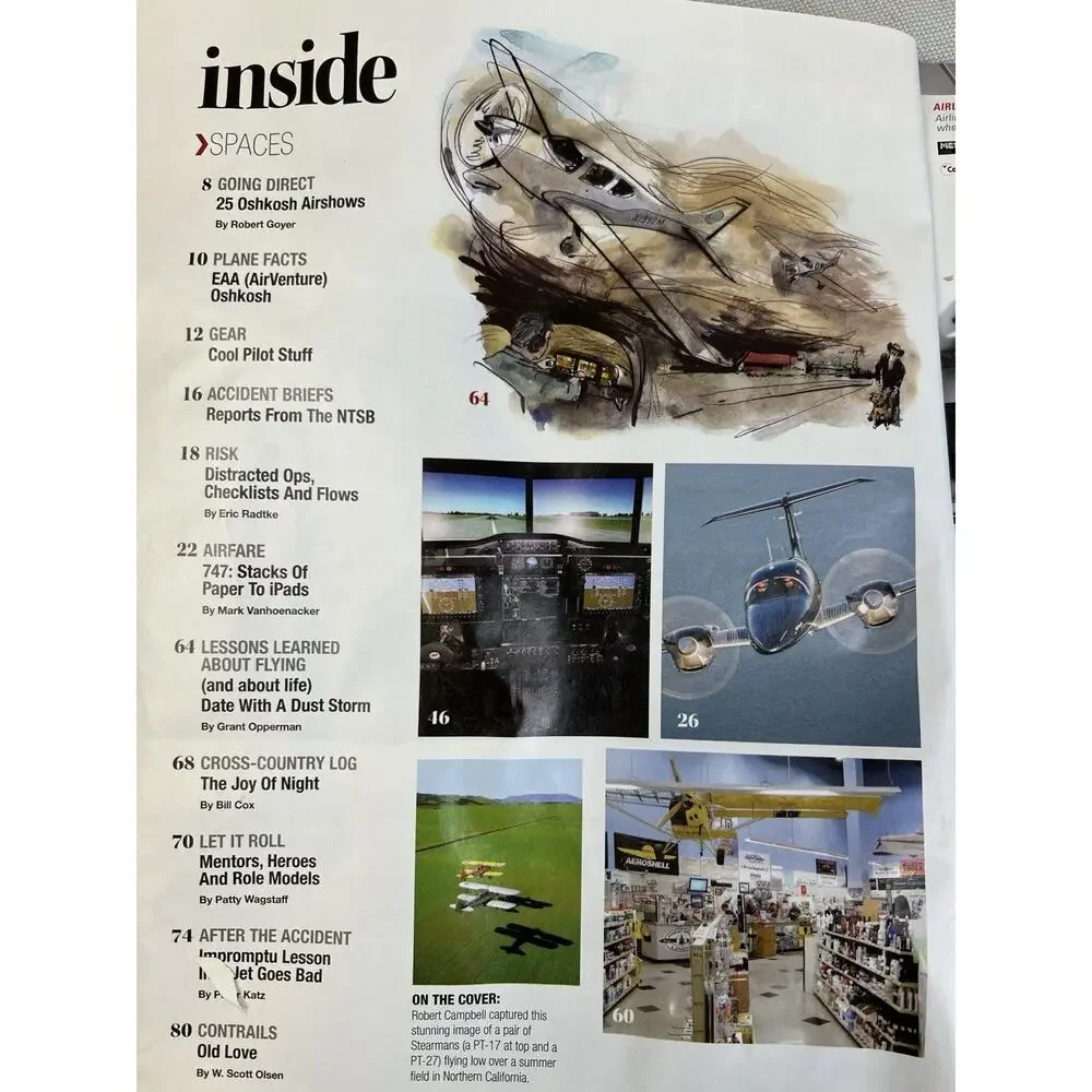 Plane & Pilot Magazine Avaition Flight 4 Issues 8/16, ,10 / 16, 11/16, 2/17,
